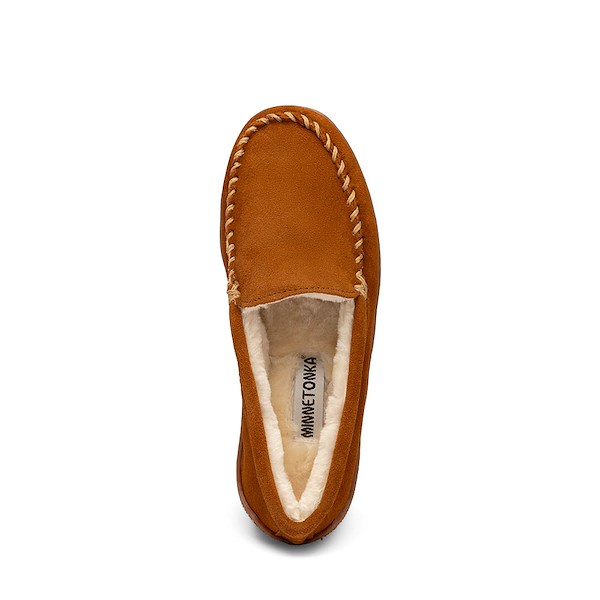 alternate view Mens Minnetonka Pile Lined Venetian Slipper - Autumn BrownALT2