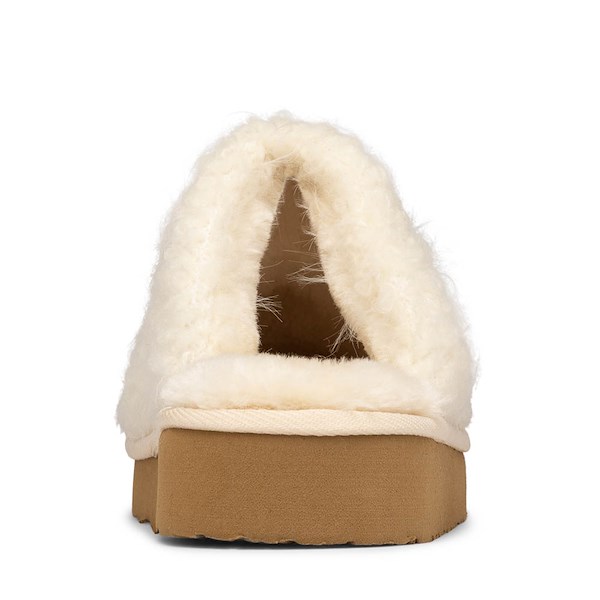 alternate view Womens Minnetonka Chesney Hi Platform Slipper - Cream CherryALT4