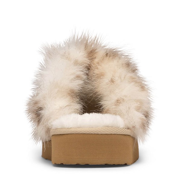 alternate view Womens Minnetonka Chesney Hi Platform Slipper - Stone LeopardALT4