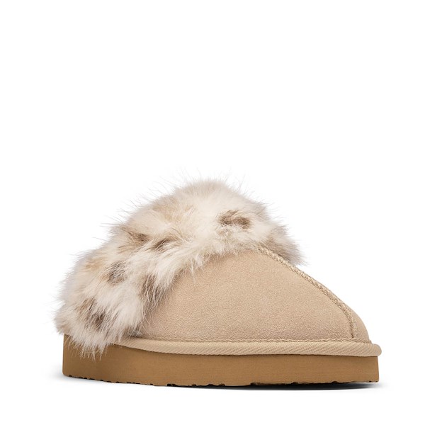 alternate view Womens Minnetonka Chesney Hi Platform Slipper - Stone LeopardALT5