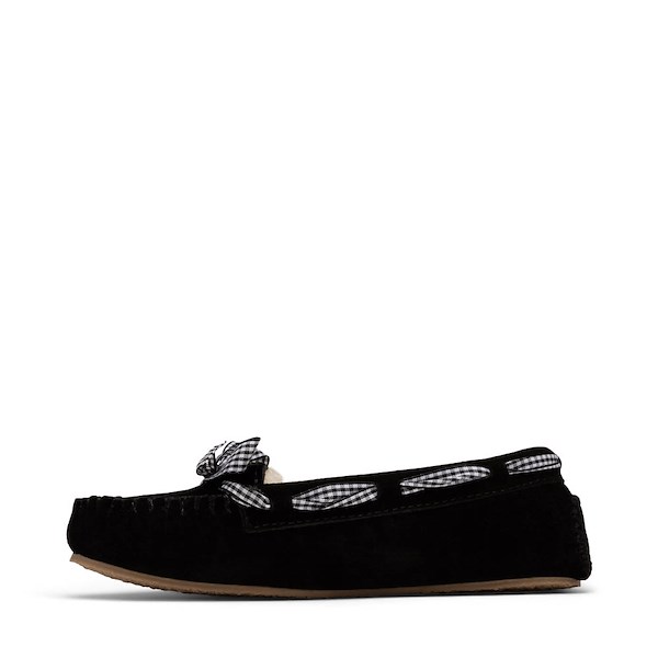 alternate view Womens Minnetonka Cally Slipper - BlackALT1