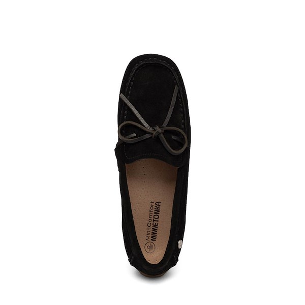 alternate view Womens Minnetonka Loafer Moccasin - BlackALT2