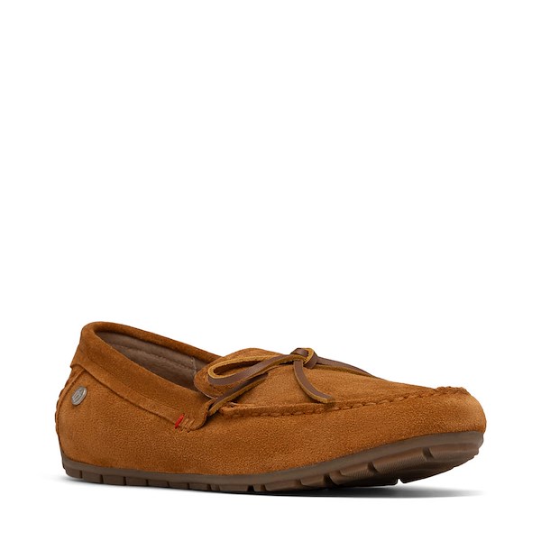 alternate view Womens Minnetonka Loafer Moccasin - BrownALT5