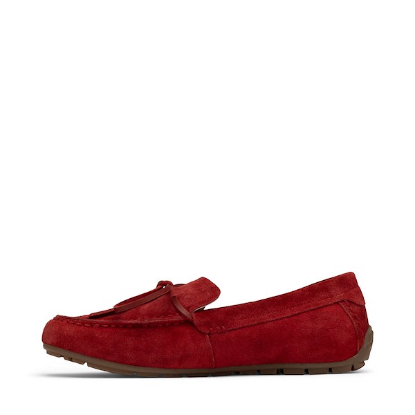 alternate view Womens Minnetonka Loafer Moccasin - RedALT1