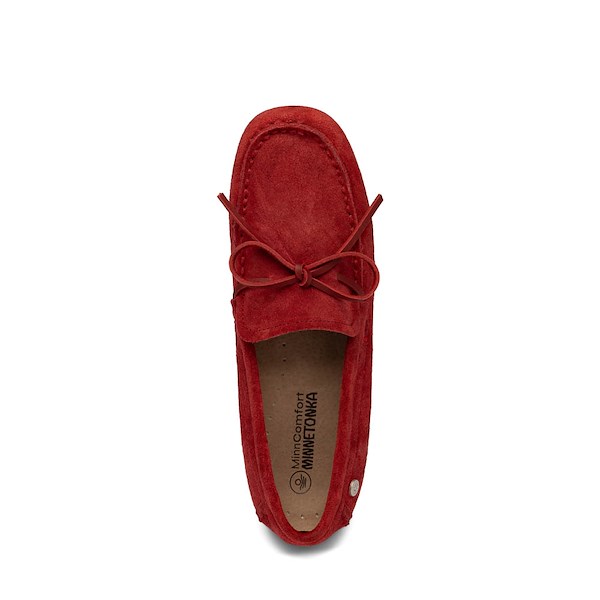 alternate view Womens Minnetonka Loafer Moccasin - RedALT2