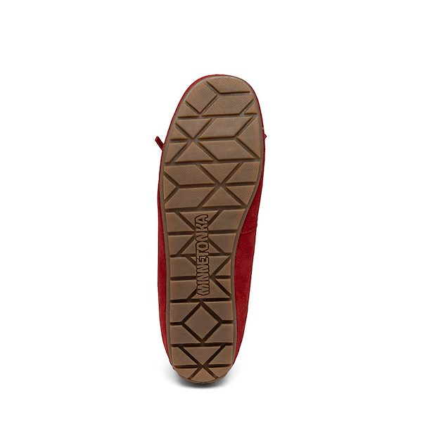 alternate view Womens Minnetonka Loafer Moccasin - RedALT3