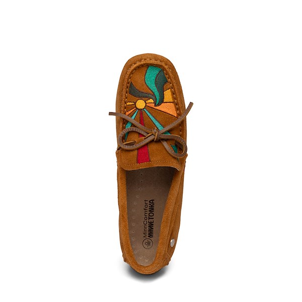 alternate view Womens Minnetonka Loafer Moccasin - Brown SunsetALT2