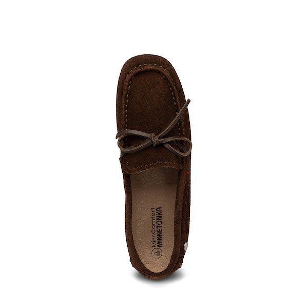 alternate view Womens Minnetonka Loafer Moccasin - Dark ChocolateALT2