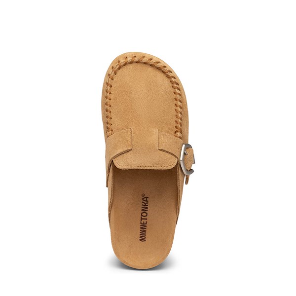alternate view Womens Minnetonka Buckle Clog - CinnamonALT2