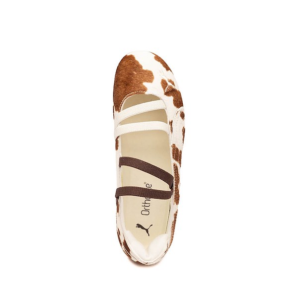 alternate view PUMA Speedcat Ballet Cow Shoe - Big Kid - Chocolate Brown / Warm WhiteALT2