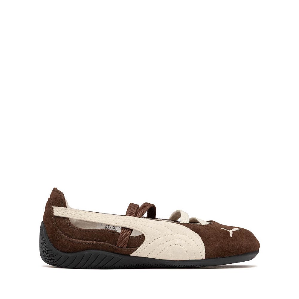 PUMA Speedcat Ballet Shoe - Little Kid / Big Kid - Chestnut Brown / Warm White