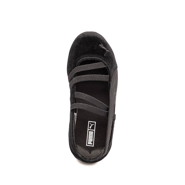alternate view PUMA Speedcat Ballet Velvet Shoe - Little Kid / Big Kid - PUMA BlackALT2