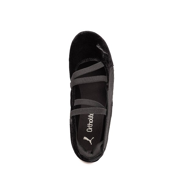alternate view PUMA Speedcat Ballet Velvet Shoe - Big Kid - PUMA BlackALT2