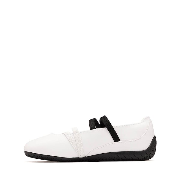alternate view PUMA Speedcat Ballet Leather Shoe - Big Kid - PUMA White / PUMA BlackALT1