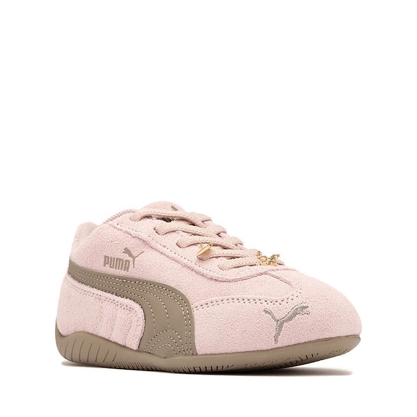 alternate view PUMA Speedcat Charmies Athletic Shoe - Little Kid / Big Kid - Misty Pink / Mouse GrayALT5