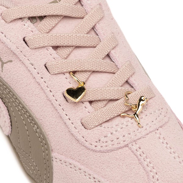 alternate view PUMA Speedcat Charmies Athletic Shoe - Little Kid / Big Kid - Misty Pink / Mouse GrayALT5B