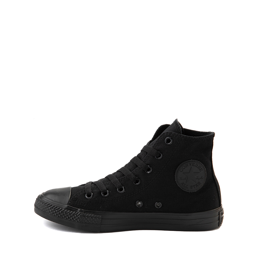 black chuck taylors high top