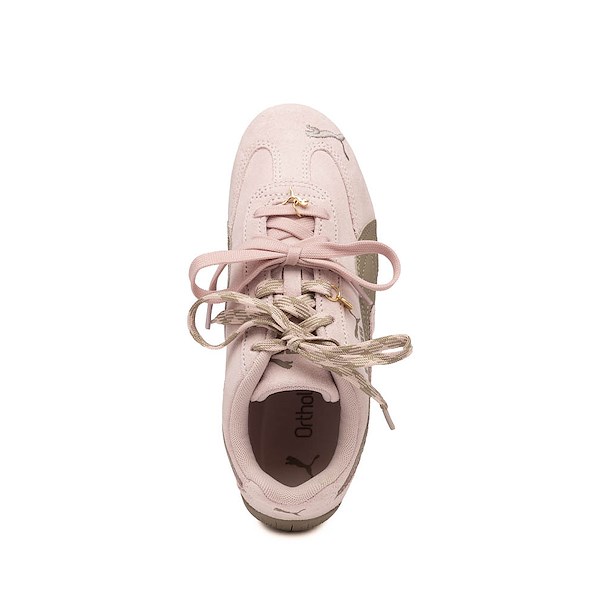 alternate view PUMA Speedcat Charmies Athletic Shoe - Big Kid - Misty Pink / Mouse GrayALT2