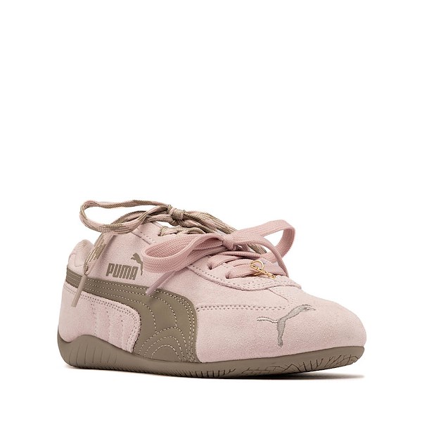 alternate view PUMA Speedcat Charmies Athletic Shoe - Big Kid - Misty Pink / Mouse GrayALT5