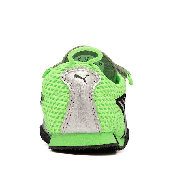 alternate view PUMA H-Street OG Sneaker - Baby / Toddler - Fizzy Green / PUMA SilverALT4