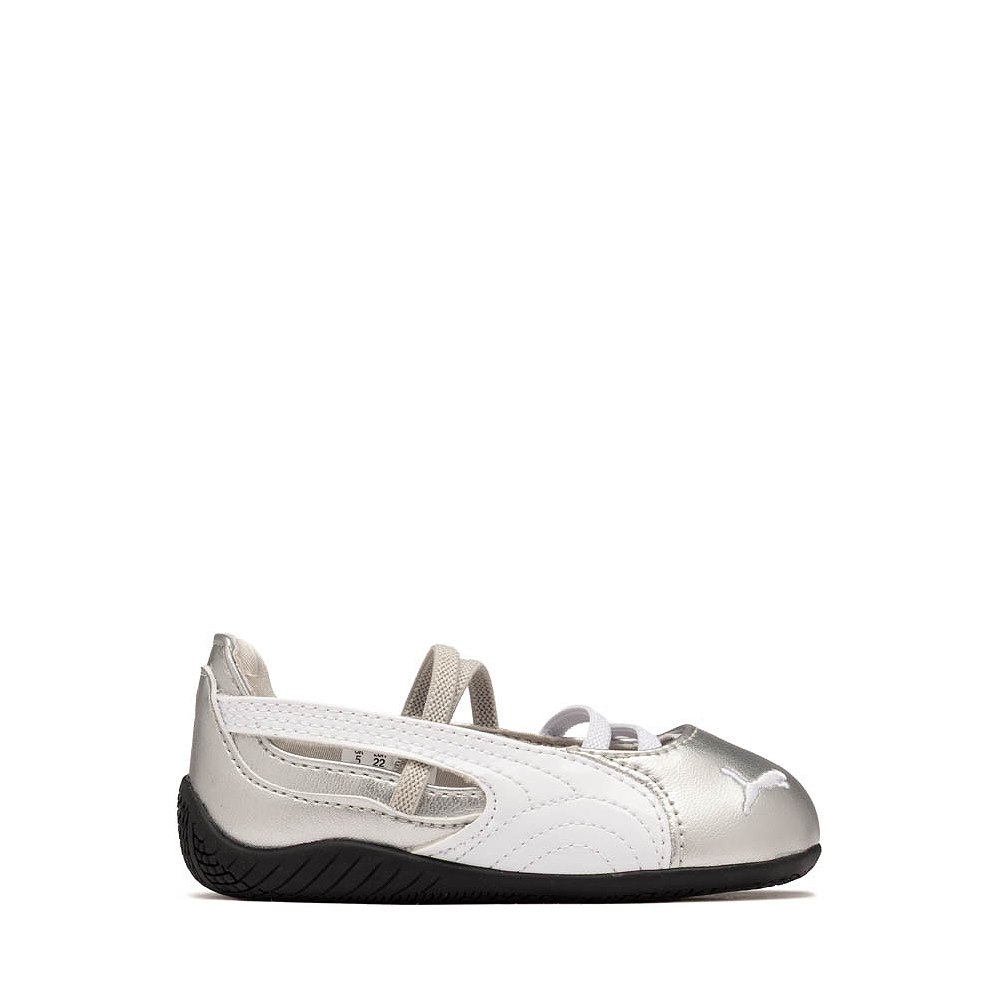 PUMA Speedcat Ballet Metallic Sneaker - Baby / Toddler - Metallic Ash Gray / PUMA White