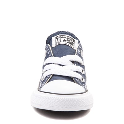 navy blue baby converse