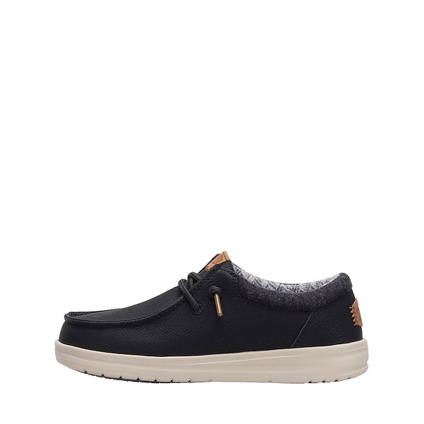 alternate view HEYDUDE Paul Classic Slip-On Casual Shoe - Little Kid / Big Kid - BlackALT1