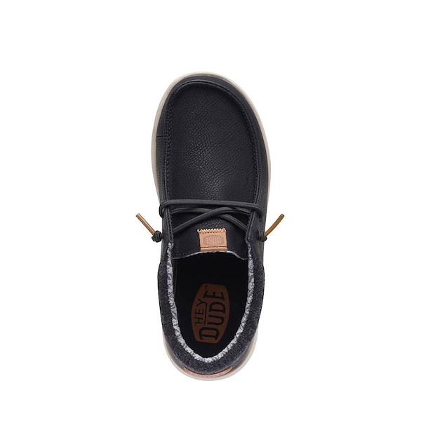 alternate view HEYDUDE Paul Classic Slip-On Casual Shoe - Little Kid / Big Kid - BlackALT2