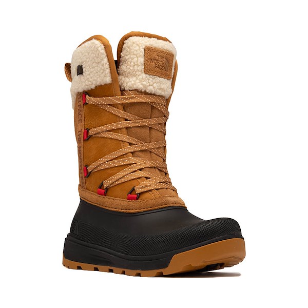 alternate view Womens The North Face Shellista VI Mid Waterproof Boot - Timber Tan / TNF BlackALT5