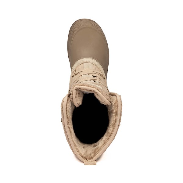 alternate view Womens The North Face Shellista VI Mid Waterproof Boot - Timeless Taupe / Garnet RedALT2