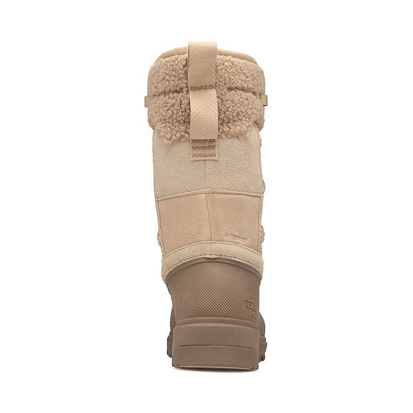 alternate view Womens The North Face Shellista VI Mid Waterproof Boot - Timeless Taupe / Garnet RedALT4