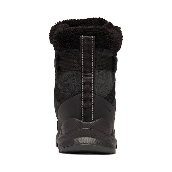 alternate view Womens The North Face THERMOBALL&trade; Leather Lace-Up Waterproof Boot - TNF Black / TNF BlackALT4