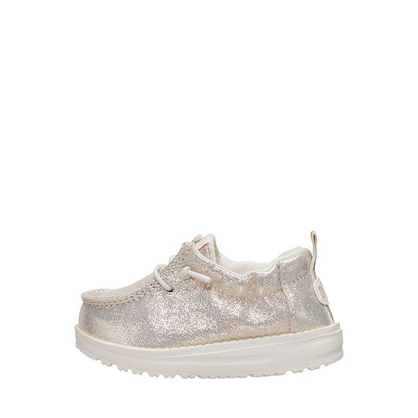 alternate view HEYDUDE LILDUDE Seasonal Slip-On Casual Shoe - Baby - ChampagneALT1