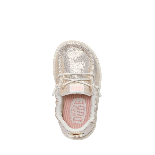 alternate view HEYDUDE LILDUDE Seasonal Slip-On Casual Shoe - Baby - ChampagneALT2