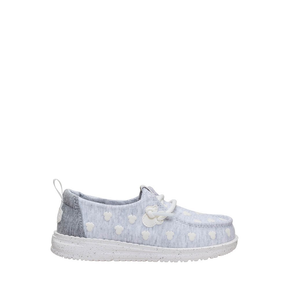 HEYDUDE Wendy Minnie Jersey Slip-On Casual Shoe - Toddler - Grey / Multicolor