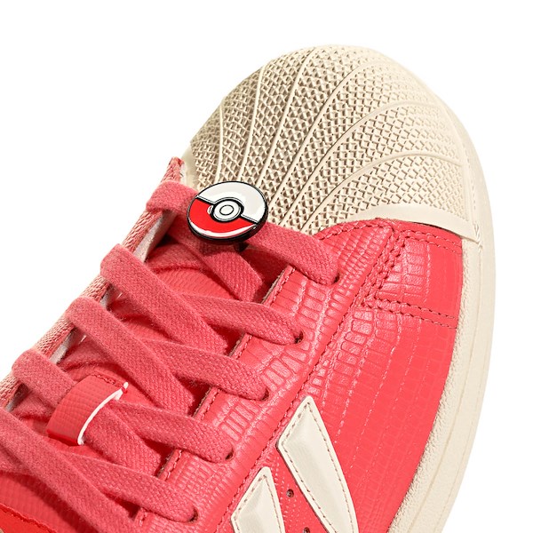 alternate view adidas x Pok&eacute;mon Superstar II Athletic Shoe - Preloved Scarlet / Preloved Scarlet / Cream WhiteALT5C