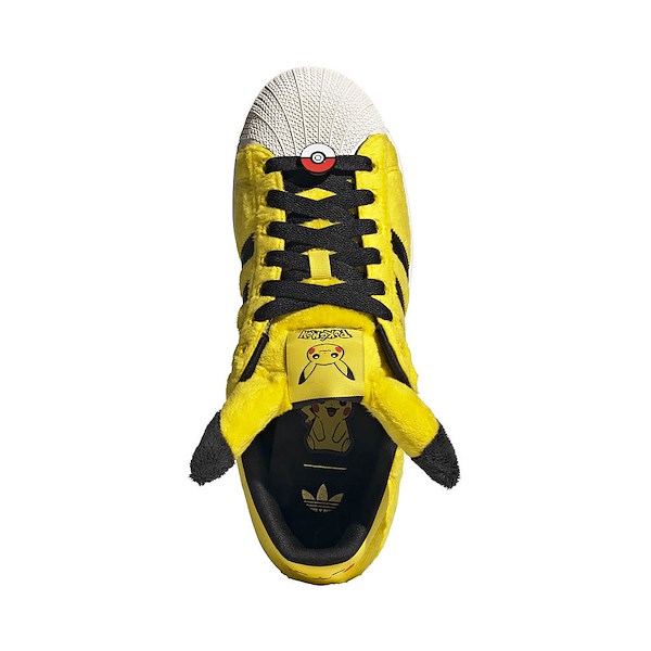 alternate view adidas x Pok&eacute;mon Superstar II Athletic Shoe - Yellow / Yellow / Core BlackALT2