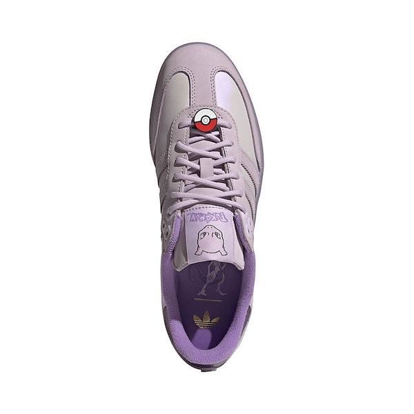 alternate view Mens adidas x Pok&eacute;mon Samba OG Athletic Shoe - Ice Lavender / Ice Lavender / Violet FusionALT2