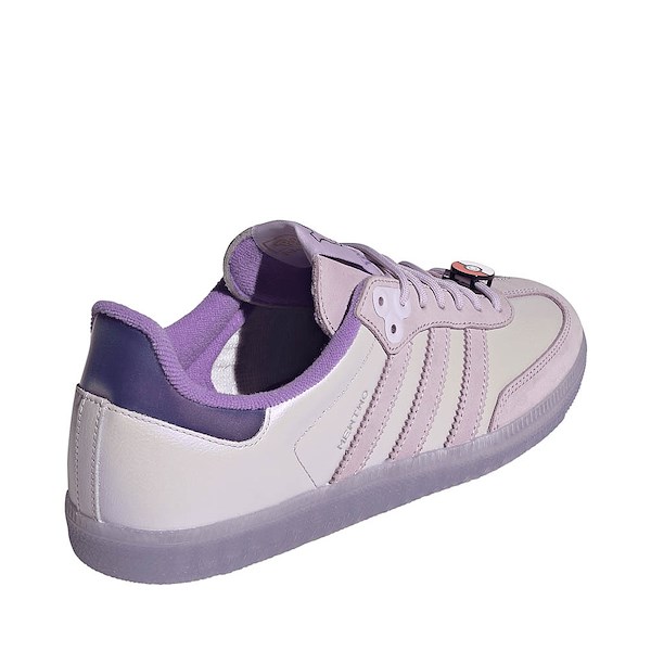 alternate view Mens adidas x Pok&eacute;mon Samba OG Athletic Shoe - Ice Lavender / Ice Lavender / Violet FusionALT4