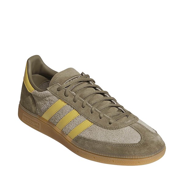 alternate view Mens adidas Handball Spezial Athletic Shoe - Olive Strata / Pyrite / Gum 4ALT5