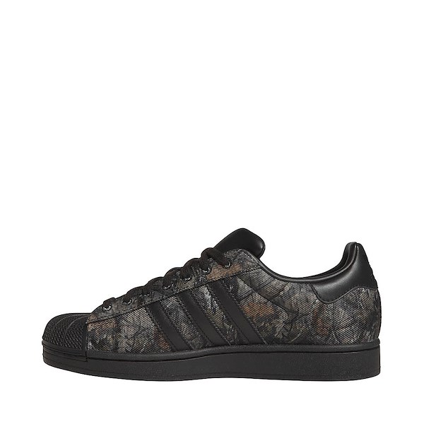 alternate view adidas x Mossy Oak Superstar II Athletic Shoe - Core Black / Khaki Six / Gum 5ALT1