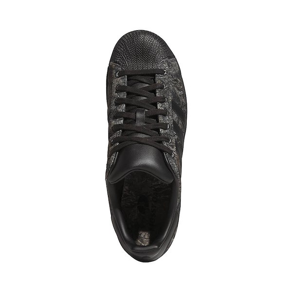 alternate view adidas x Mossy Oak Superstar II Athletic Shoe - Core Black / Khaki Six / Gum 5ALT2