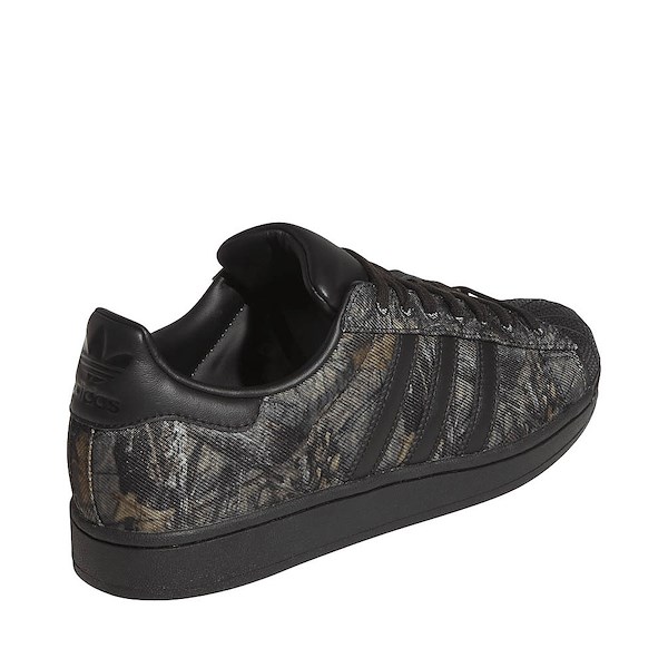 alternate view adidas x Mossy Oak Superstar II Athletic Shoe - Core Black / Khaki Six / Gum 5ALT4
