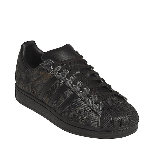 alternate view adidas x Mossy Oak Superstar II Athletic Shoe - Core Black / Khaki Six / Gum 5ALT5