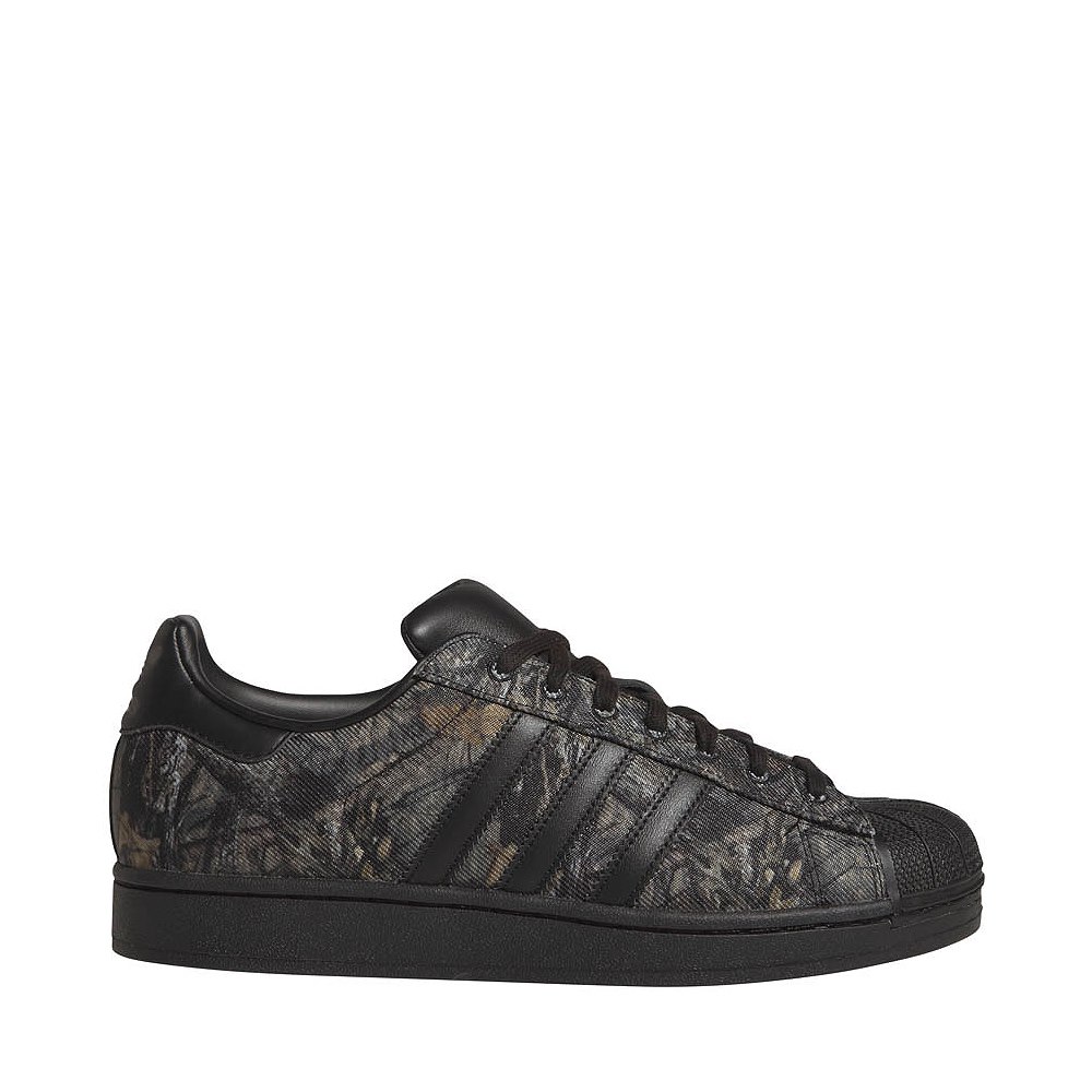 adidas x Mossy Oak Superstar II Athletic Shoe - Core Black / Khaki Six / Gum 5