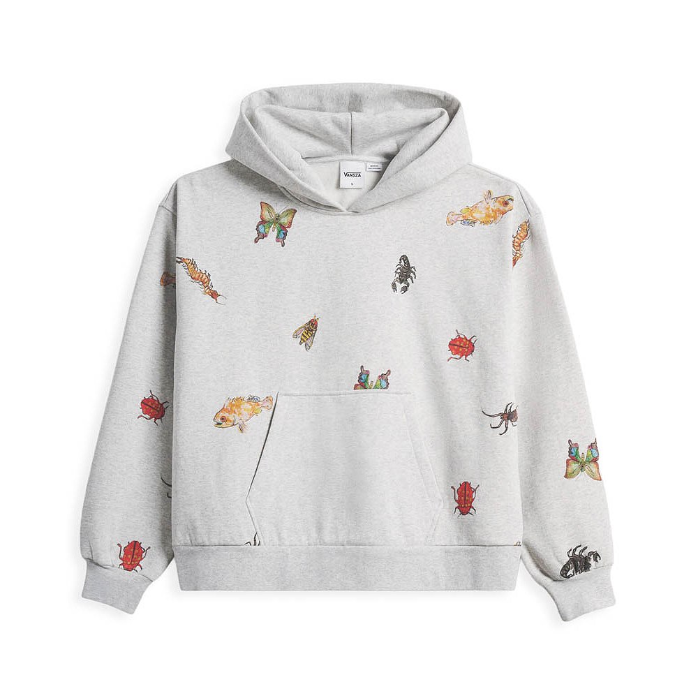 VANSZA Bug Out Hoodie - Heather Grey