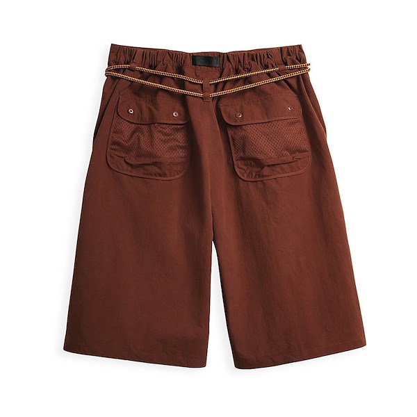 alternate view VANSZA Outdoor Oversized Shorts - Brown EarthALT1