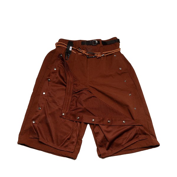 alternate view VANSZA Outdoor Oversized Shorts - Brown EarthALT2