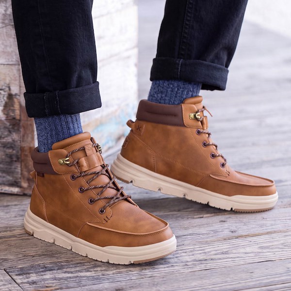 alternate view Mens HEYDUDE Bradley II Classic Boot - Argan Oil / MultiALT1C