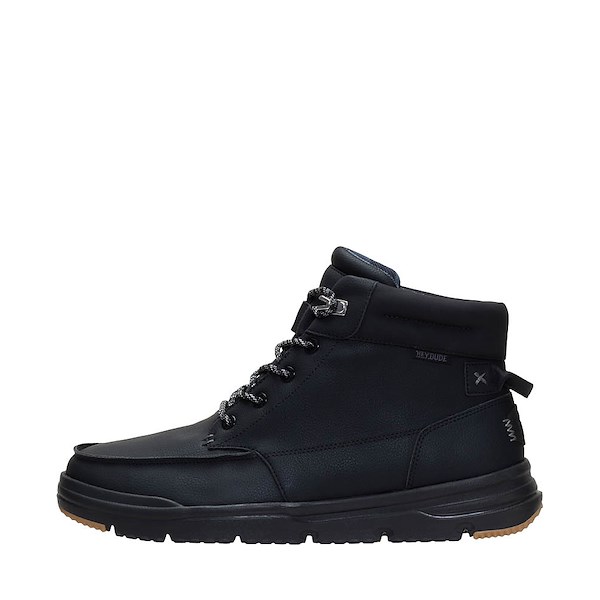 alternate view Mens HEYDUDE Bradley II Classic Boot - Black / BlackALT1